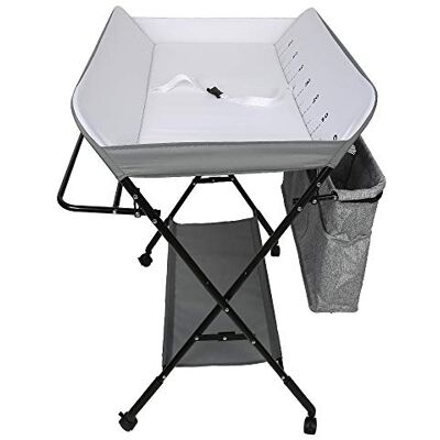 RELOVE Fasciatoio Pieghevole per Bagnetto Neonati,avolo Cambio Pannolini Multifunzionale Portatile,Fasciatoio per Bambini, Tavolo da Massaggio con Tasche a Rete e Salvaspazio RELOVE Fasciatoio Pieghevole per Bagnetto Neonati,avolo Cambio Pannolini Multifunzionale Portatile,Fasciatoio per Bambini, Tavolo da Massaggio con Tasche a Rete e Salvaspazio