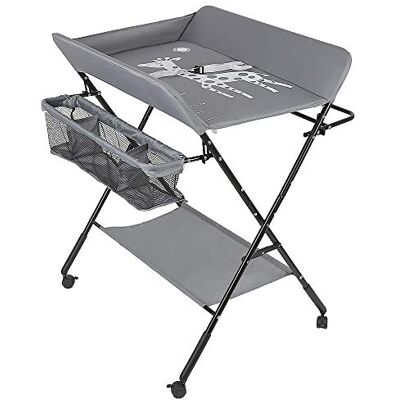 LANTUS Fasciatoio Pieghevole per Bagnetto Neonati,avolo Cambio Pannolini Multifunzionale Portatile,Fasciatoio per Bambini, Tavolo da Massaggio con Tasche a Rete e Salvaspazio LANTUS Fasciatoio Pieghevole per Bagnetto Neonati,avolo Cambio Pannolini Multifunzionale Portatile,Fasciatoio per Bambini, Tavolo da Massaggio con Tasche a Rete e Salvaspazio