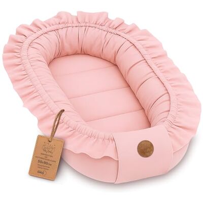 Totsy Baby Riduttore lettino neonato 90x50 cm baby nest trasportabile per neonati nido culla pod cocoonababy babynest antisoffoco Rosa Sporco Totsy Baby Riduttore lettino neonato 90x50 cm baby nest trasportabile per neonati nido culla pod cocoonababy babynest antisoffoco Rosa Sporco