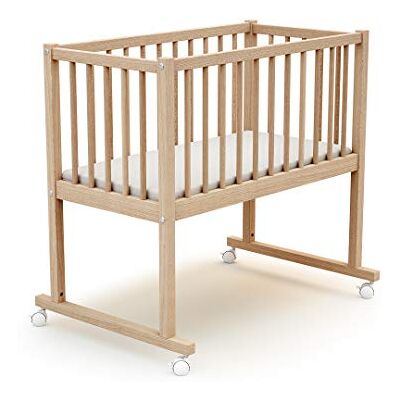 AT4 Culla bambini ESSENTIEL legno Faggio natural 40 x 80-86 x 45 x 80 cm AT4 Culla bambini ESSENTIEL legno Faggio natural 40 x 80-86 x 45 x 80 cm