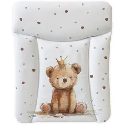 Ceba Baby ® Fasciatoio Materassino Fasciatoio neonato morbido Cuscino Fasciatoio Lavabile per bambine e bambini certificato Öko-Tex impermeabile 70x50 cm Principe orso Ceba Baby ® Fasciatoio Materassino Fasciatoio neonato morbido Cuscino Fasciatoio Lavabile per bambine e bambini certificato Öko-Tex impermeabile 70x50 cm Principe orso