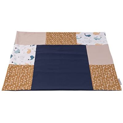ULLENBOOM ® Rivestimento per fasciatoio 75x85 cm Balene (Made in EU) Coprifasciatoio in cotone naturale, Coperta per il fasciatoio, motivo: stelle, pois ULLENBOOM ® Rivestimento per fasciatoio 75x85 cm Balene (Made in EU) Coprifasciatoio in cotone naturale, Coperta per il fasciatoio, motivo: stelle, pois