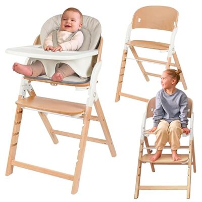 lionelo Megan Seggiolone Pappa in Legno per Bambini da 6 Mesi e Adulti lionelo Megan Seggiolone Pappa in Legno per Bambini da 6 Mesi e Adulti