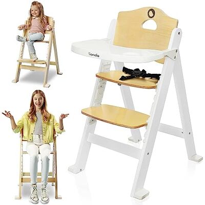 lionelo Floris Seggiolone Pappa 3 in 1 in Legno da 6 Mesi a 40 kg lionelo Floris Seggiolone Pappa 3 in 1 in Legno da 6 Mesi a 40 kg
