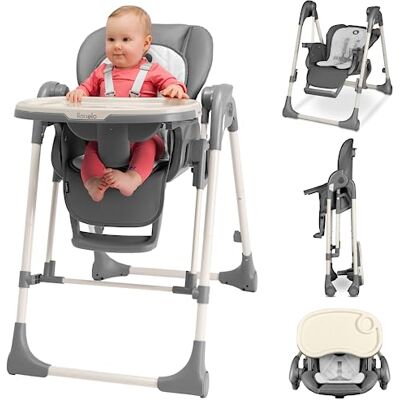 lionelo Laurice Seggiolone Pappa e Altalena 2 in 1 da 6 a 36 Mesi lionelo Laurice Seggiolone Pappa e Altalena 2 in 1 da 6 a 36 Mesi