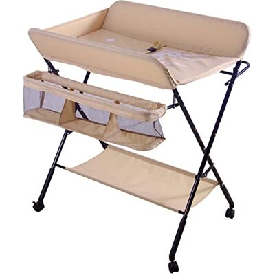 meihe Fasciatoio Pieghevole per Neonato con Struttura Stabile Fasciatoio Portatile con Scomparti Portaoggetti Tavolo da Massaggio con Tasche a Rete e Salvaspazio Antibatterico (80*66*98 cm (rosa chiaro)) meihe Fasciatoio Pieghevole per Neonato con Struttura Stabile Fasciatoio Portatile con Scomparti Portaoggetti Tavolo da Massaggio con Tasche a Rete e Salvaspazio Antibatterico (80*66*98 cm (rosa chiaro))