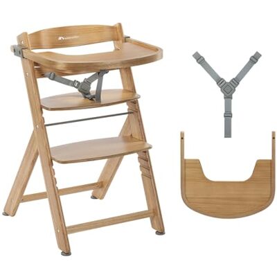 Bebeconfort Timba 2 Seggiolone Pappa Evolutivo in Legno, 6+ Mesi, Fino a 110 kg, Sedia Evolutiva Ergonomica, Regolabile in Altezza, Vassoio Amovibile, Facile da Montare e Pulire, Natural Wood Bebeconfort Timba 2 Seggiolone Pappa Evolutivo in Legno, 6+ Mesi, Fino a 110 kg, Sedia Evolutiva Ergonomica, Regolabile in Altezza, Vassoio Amovibile, Facile da Montare e Pulire, Natural Wood
