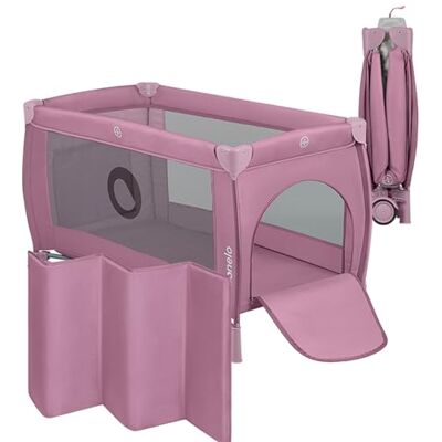 lionelo Stefi Plus Lettino da Viaggio 2 Livelli con Materasso, 0-3 Anni lionelo Stefi Plus Lettino da Viaggio 2 Livelli con Materasso, 0-3 Anni