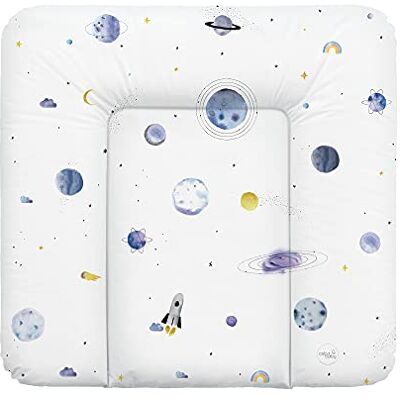Ceba Baby ® Fasciatoio Materassino Fasciatoio neonato morbido Cuscino Fasciatoio Lavabile per bambine e bambini certificato Öko-Tex impermeabile 75x72 cm universo Ceba Baby ® Fasciatoio Materassino Fasciatoio neonato morbido Cuscino Fasciatoio Lavabile per bambine e bambini certificato Öko-Tex impermeabile 75x72 cm universo