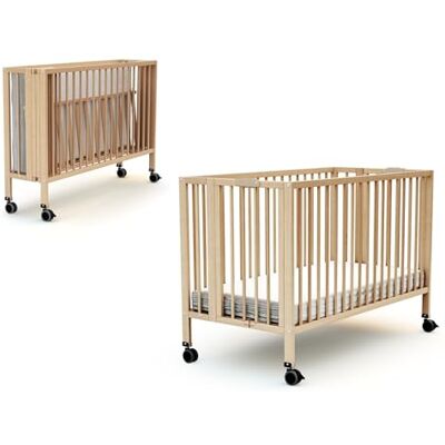 AT4 Lettino bambini pieghevole ESSENTIEL legno Faggio verni 60 x 120-124,5 x 64,5 x 87,5 cm AT4 Lettino bambini pieghevole ESSENTIEL legno Faggio verni 60 x 120-124,5 x 64,5 x 87,5 cm