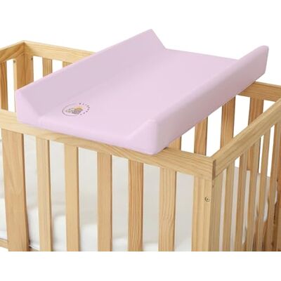 ElioraBay Fasciatoio 80 x 50 x 10 cm, in PVC privo di ftalati, morbido imbottito e facile da pulire, robusto pannello di supporto in MDF, per lettino, comò e viaggi (rosa) ElioraBay Fasciatoio 80 x 50 x 10 cm, in PVC privo di ftalati, morbido imbottito e facile da pulire, robusto pannello di supporto in MDF, per lettino, comò e viaggi (rosa)