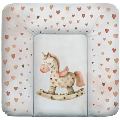 Ceba Baby Materassino per fasciatoio morbido, 75 x 72 cm, per fasciatoio per base rigida, Basic, Oeko-Tex® Standard 100 (cavallo a dondolo) Ceba Baby Materassino per fasciatoio morbido, 75 x 72 cm, per fasciatoio per base rigida, Basic, Oeko-Tex® Standard 100 (cavallo a dondolo)