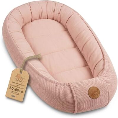 Totsy Baby Baby Nest morbido per Neonato – Nido soffice coccoloso e portatile per Lettino Culla Carrozzina Cameretta Viaggio – accogliente caldo Bimbo e Bimba 90x50 cm Rosa Velluto a coste Totsy Baby Baby Nest morbido per Neonato – Nido soffice coccoloso e portatile per Lettino Culla Carrozzina Cameretta Viaggio – accogliente caldo Bimbo e Bimba 90x50 cm Rosa Velluto a coste