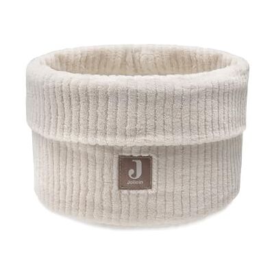 Jollein Cestino portaoggetti per fasciatoio – Cloudy Rib – Oatmeal – Organizer per fasciatoio – Accessorio per fasciatoio – 14x18cm Jollein Cestino portaoggetti per fasciatoio – Cloudy Rib – Oatmeal – Organizer per fasciatoio – Accessorio per fasciatoio – 14x18cm