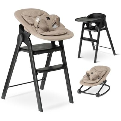 Deryan Newborn Seggiolone pieghevole in legno, con cintura a 5 punti, regolabile in altezza e pieghevole, con cintura di sicurezza e vassoio, set con bouncer 2 in 1 – Torrone Deryan Newborn Seggiolone pieghevole in legno, con cintura a 5 punti, regolabile in altezza e pieghevole, con cintura di sicurezza e vassoio, set con bouncer 2 in 1 – Torrone