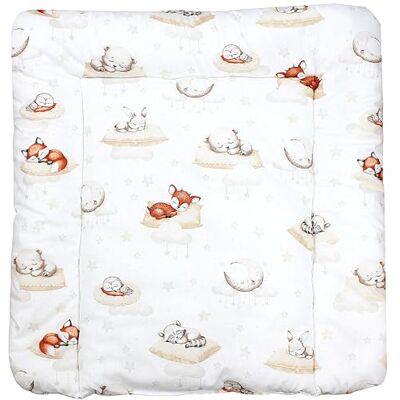 TupTam Materassino per Fasciatoio il cambio Pannolino Bebè, Cuccioli addormentati/Beige, 75 x 85 cm TupTam Materassino per Fasciatoio il cambio Pannolino Bebè, Cuccioli addormentati/Beige, 75 x 85 cm