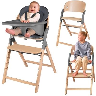 lionelo Megan Seggiolone Pappa in Legno per Bambini da 6 Mesi e Adulti lionelo Megan Seggiolone Pappa in Legno per Bambini da 6 Mesi e Adulti