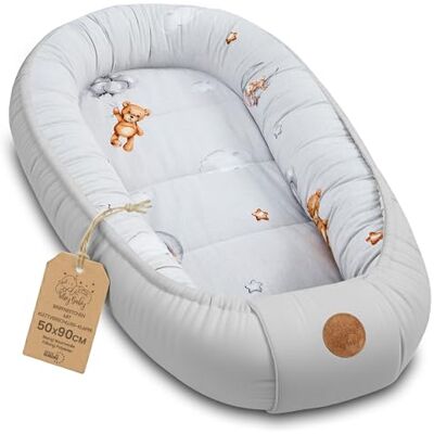 Totsy Baby Riduttore lettino neonato 90x50 cm baby nest trasportabile per neonati nido culla pod cocoonababy babynest antisoffoco Orsacchiotti Totsy Baby Riduttore lettino neonato 90x50 cm baby nest trasportabile per neonati nido culla pod cocoonababy babynest antisoffoco Orsacchiotti