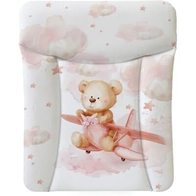 Ceba Baby ® Fasciatoio Materassino Fasciatoio neonato morbido Cuscino Fasciatoio Lavabile per bambine e bambini certificato Öko-Tex impermeabile 70x50 cm Il volo da sogno di Teddy Ceba Baby ® Fasciatoio Materassino Fasciatoio neonato morbido Cuscino Fasciatoio Lavabile per bambine e bambini certificato Öko-Tex impermeabile 70x50 cm Il volo da sogno di Teddy