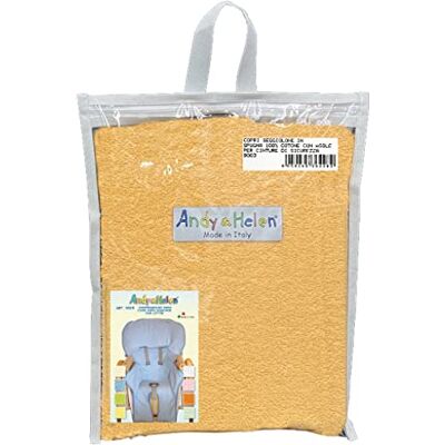 ANDY & HELEN Copri seggiolone pappa in spugna. Pratico e comodo da inserire grazie a gli angoli elasticizzati aderisce a tutti i seggioloni pappa Arancio ANDY & HELEN Copri seggiolone pappa in spugna. Pratico e comodo da inserire grazie a gli angoli elasticizzati aderisce a tutti i seggioloni pappa Arancio