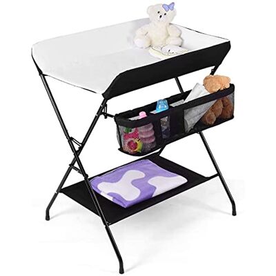 RELOVE Fasciatoio Pieghevole per Bagnetto Neonati,avolo Cambio Pannolini Multifunzionale Portatile,Fasciatoio per Bambini, Tavolo da Massaggio con Tasche a Rete e Salvaspazio, Antibatterico (79*55,5*96cm) RELOVE Fasciatoio Pieghevole per Bagnetto Neonati,avolo Cambio Pannolini Multifunzionale Portatile,Fasciatoio per Bambini, Tavolo da Massaggio con Tasche a Rete e Salvaspazio, Antibatterico (79*55,5*96cm)