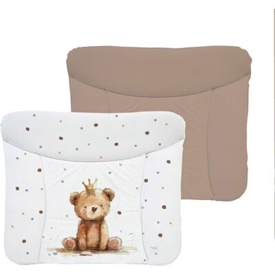 Ceba Baby ® Fasciatoio Materassino Fasciatoio neonato morbido Cuscino Fasciatoio Lavabile per bambine e bambini certificato Öko-Tex impermeabile 75x72 cm Principe Orso Ceba Baby ® Fasciatoio Materassino Fasciatoio neonato morbido Cuscino Fasciatoio Lavabile per bambine e bambini certificato Öko-Tex impermeabile 75x72 cm Principe Orso