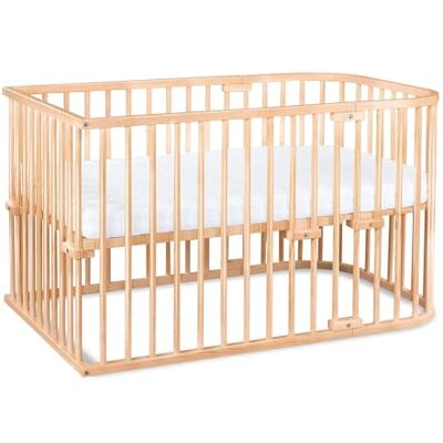 babybay Maxi lettino extra grande in legno massello di faggio/lettino, altezza regolabile e rispettoso dell'ambiente (laccato naturale) babybay Maxi lettino extra grande in legno massello di faggio/lettino, altezza regolabile e rispettoso dell'ambiente (laccato naturale)