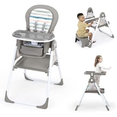 Ingenuity , Seggiolone Proper Positioner Create Up!, Multimodalità Pieghevole con 9 Funzioni, Scrivania Multiattività e Torre, Tasche Portaoggetti, Soulful Skies, 0 Mesi-5 Anni Ingenuity , Seggiolone Proper Positioner Create Up!, Multimodalità Pieghevole con 9 Funzioni, Scrivania Multiattività e Torre, Tasche Portaoggetti, Soulful Skies, 0 Mesi-5 Anni