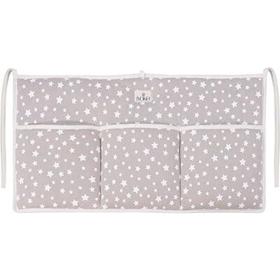 JYOKO KIDS Organizer per culla, portaoggetti sospeso in cotone, imbottito (Sweet Star) JYOKO KIDS Organizer per culla, portaoggetti sospeso in cotone, imbottito (Sweet Star)