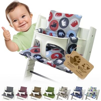 Babys-Dreams Cuscini per seggiolone per bambini Stokke Tripp Trapp, cuscini sostitutivi, 20 colori a scelta, 2 pezzi Babys-Dreams Cuscini per seggiolone per bambini Stokke Tripp Trapp, cuscini sostitutivi, 20 colori a scelta, 2 pezzi