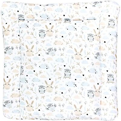 TupTam Materassino per Fasciatoio il cambio Pannolino Bebè, Coniglietto/Gufo, 75 x 85 cm TupTam Materassino per Fasciatoio il cambio Pannolino Bebè, Coniglietto/Gufo, 75 x 85 cm