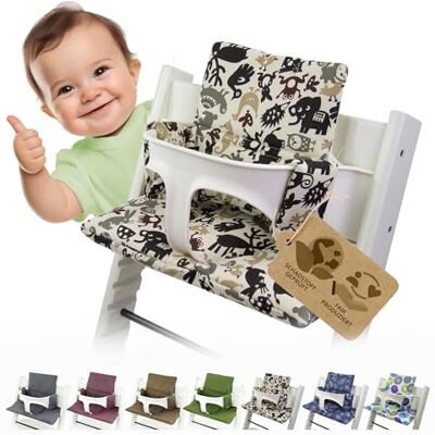 Babys-Dreams Cuscini per seggiolone per bambini Stokke Tripp Trapp, cuscini sostitutivi, 20 colori a scelta, 2 pezzi Babys-Dreams Cuscini per seggiolone per bambini Stokke Tripp Trapp, cuscini sostitutivi, 20 colori a scelta, 2 pezzi