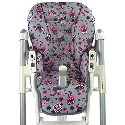 Babys-Dreams Cuscino di ricambio per Peg Perego Prima Pappa Diner * 7 colori gufi * Nuovo gufo (motivo gufo §12) XX Babys-Dreams Cuscino di ricambio per Peg Perego Prima Pappa Diner * 7 colori gufi * Nuovo gufo (motivo gufo §12) XX