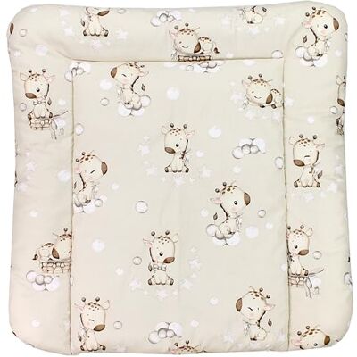 TupTam Materassino per Fasciatoio il cambio Pannolino Bebè, Giraffa/Beige, 75 x 85 cm TupTam Materassino per Fasciatoio il cambio Pannolino Bebè, Giraffa/Beige, 75 x 85 cm