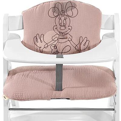 hauck Highchair Pad Select, Disney Minie Mouse Rosa Mussola Cuscino per Bambini 6-36 Mesi Accessorio Compatibile con Seggiolone Pappa Alpha+, Beta+ e Arketa Antiscivolo e Imbottitura Soffice hauck Highchair Pad Select, Disney Minie Mouse Rosa Mussola Cuscino per Bambini 6-36 Mesi Accessorio Compatibile con Seggiolone Pappa Alpha+, Beta+ e Arketa Antiscivolo e Imbottitura Soffice