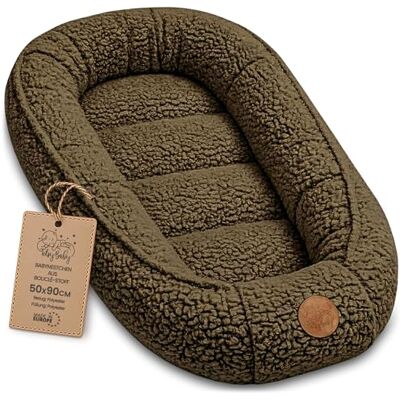 Totsy Baby Baby Nest morbido per Neonato – Nido soffice coccoloso e portatile per Lettino Culla Carrozzina Cameretta Viaggio – accogliente caldo Bimbo e Bimba 90x50 cm Marrone Totsy Baby Baby Nest morbido per Neonato – Nido soffice coccoloso e portatile per Lettino Culla Carrozzina Cameretta Viaggio – accogliente caldo Bimbo e Bimba 90x50 cm Marrone