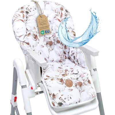 Totsy Baby Copri seggiolone pappa universale copriseggiolone bambino e bambina cuscino imbottitura riduttore per sedia con un rivestimento impermeabile stabile certificato Oeko-Tex Blattera Totsy Baby Copri seggiolone pappa universale copriseggiolone bambino e bambina cuscino imbottitura riduttore per sedia con un rivestimento impermeabile stabile certificato Oeko-Tex Blattera