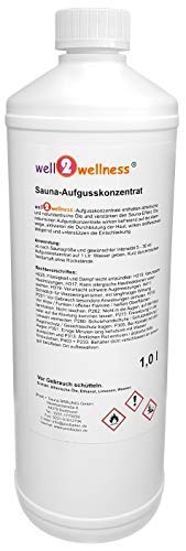 well2wellness ® Concentrato di Infusione per Sauna Abete di Inverno 1,0 L