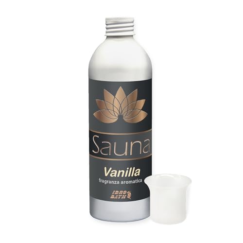 IDRO BATH Fragranza Aromatica Vanilla concentrata 250ml + Bicchierino dosatore Profumi per Sauna