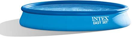 Intex – Piscina Fuori Terra Easy Set Rotonda, Pompa Filtro 2006 L/h, 9729 L, PVC, Azzurro, 457x84 cm