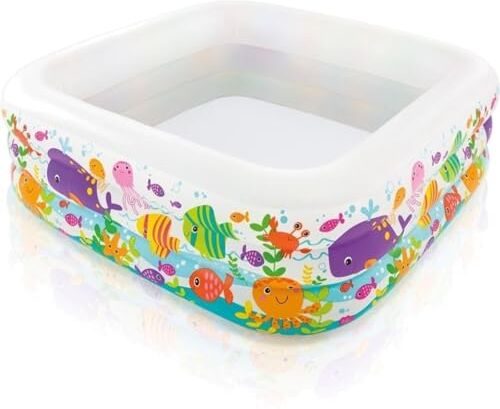 Intex Piscina per acquario sul lago piscina fuori terra per bambini piscina per bambini 159 x 159 x 50 cm per bambini dai 3 anni in su