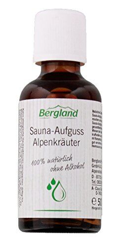Bergland Wellness Acqua aromatizzata per sauna, aroma: erbe alpine, 50 ml