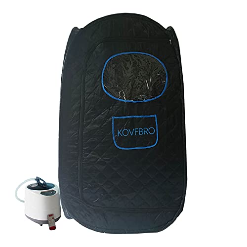 KOVFBRO Portable Steam SaunaTent, Portable Spa Room, Home Steam Fold Sauna,Cabin Sauna Generator 220V 4L 2000W