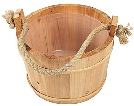 Croll & Denecke Secchiello per sauna, in legno, diametro: 28 cm