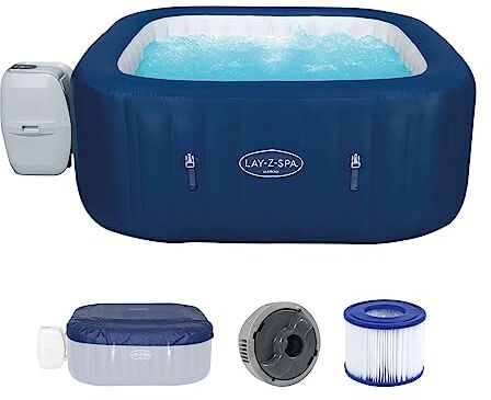 Bestway -5 Idromassaggio gonfiabile Lay-Z-Spa Hawaii AirJet, 4-6 persone