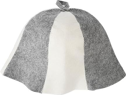 DEWIN Cappello da Sauna Assorbimento D'acqua Protezione Per La Testa Traspirante Cappello da Sauna in Feltro Cappello da Bagno Per Capelli Per Uomo Donna Sauna