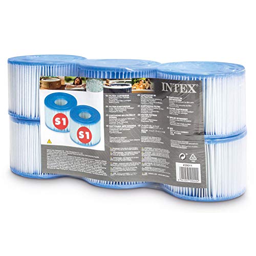 Intex Filter Type S1 Easy Set Pool Cartridges 6 Pack