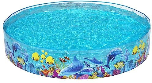 Bestway Piscinetta Rigida per Bambini Fantasia Marina, 3 Anni+