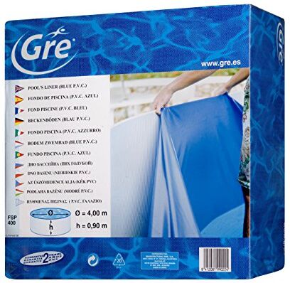 Gre Liner per Piscine Ovali, Blu, 915 x 470 x 120 cm (L x P x A)