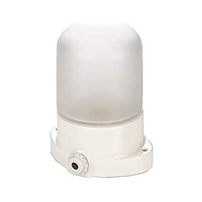 Eliga Lampada per sauna con cupola in vetro smerigliato Eliga Lampada per sauna con cupola in vetro smerigliato